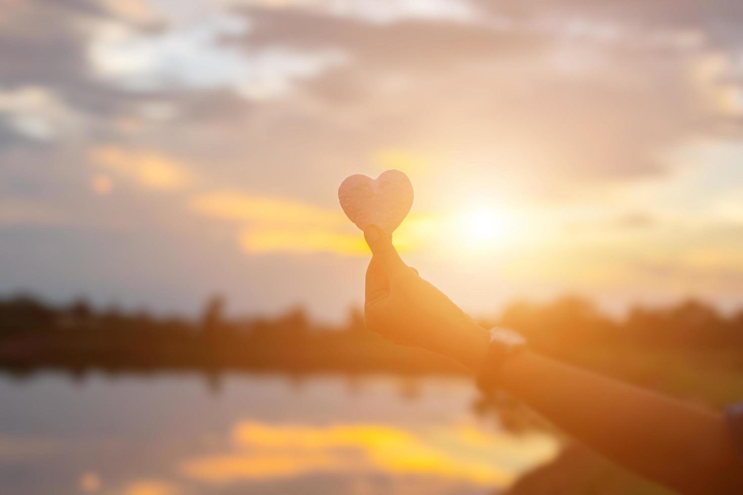 hands-shape for the Sun. photo