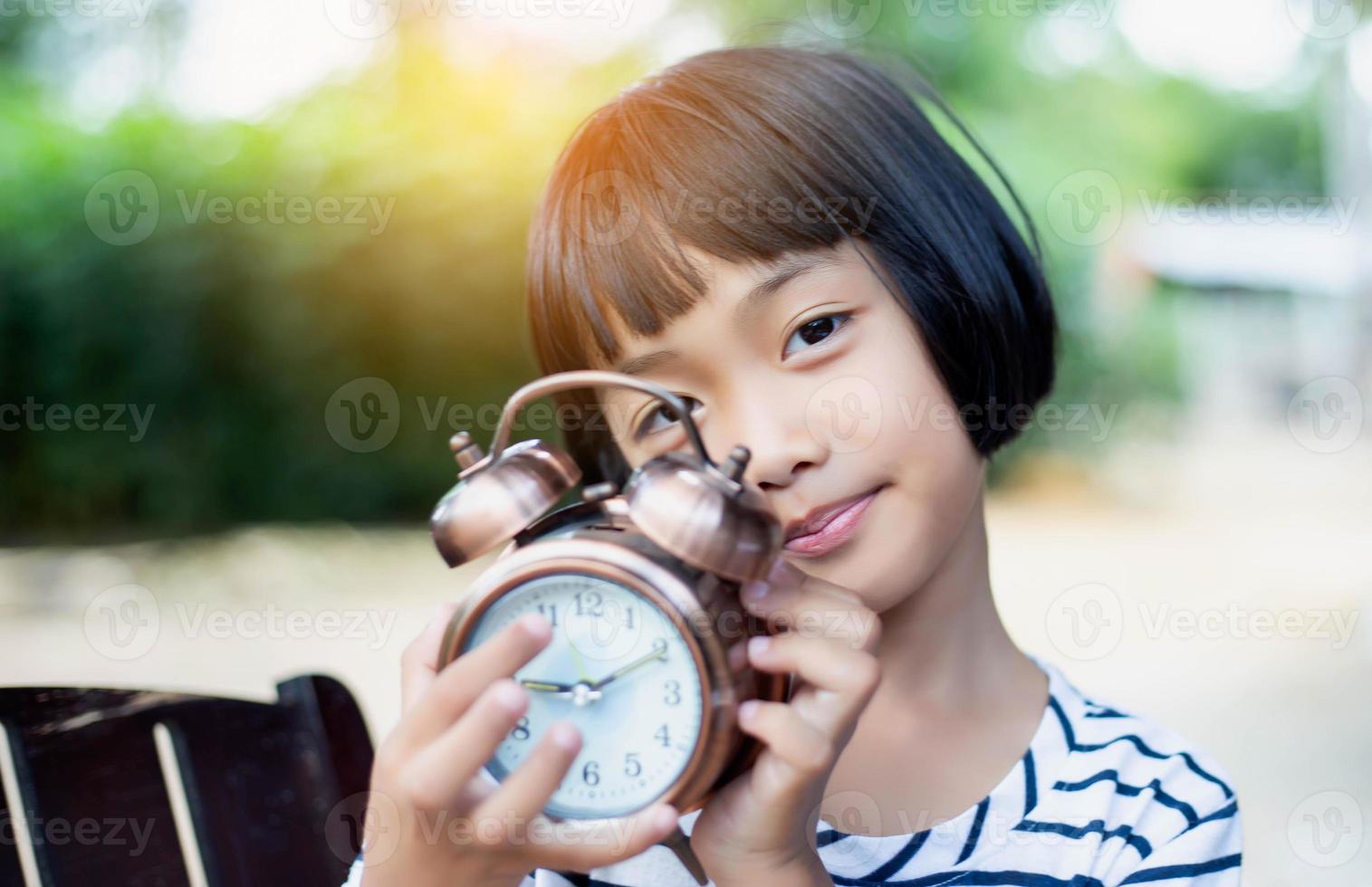 Smiling beautiful girl portrait stock photo