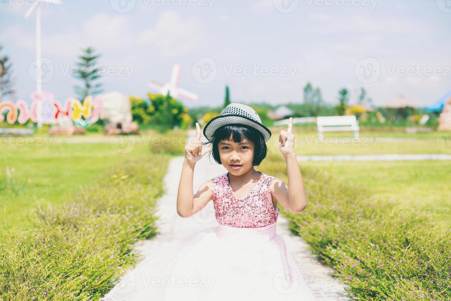 Smiling beautiful girl portrait stock photo