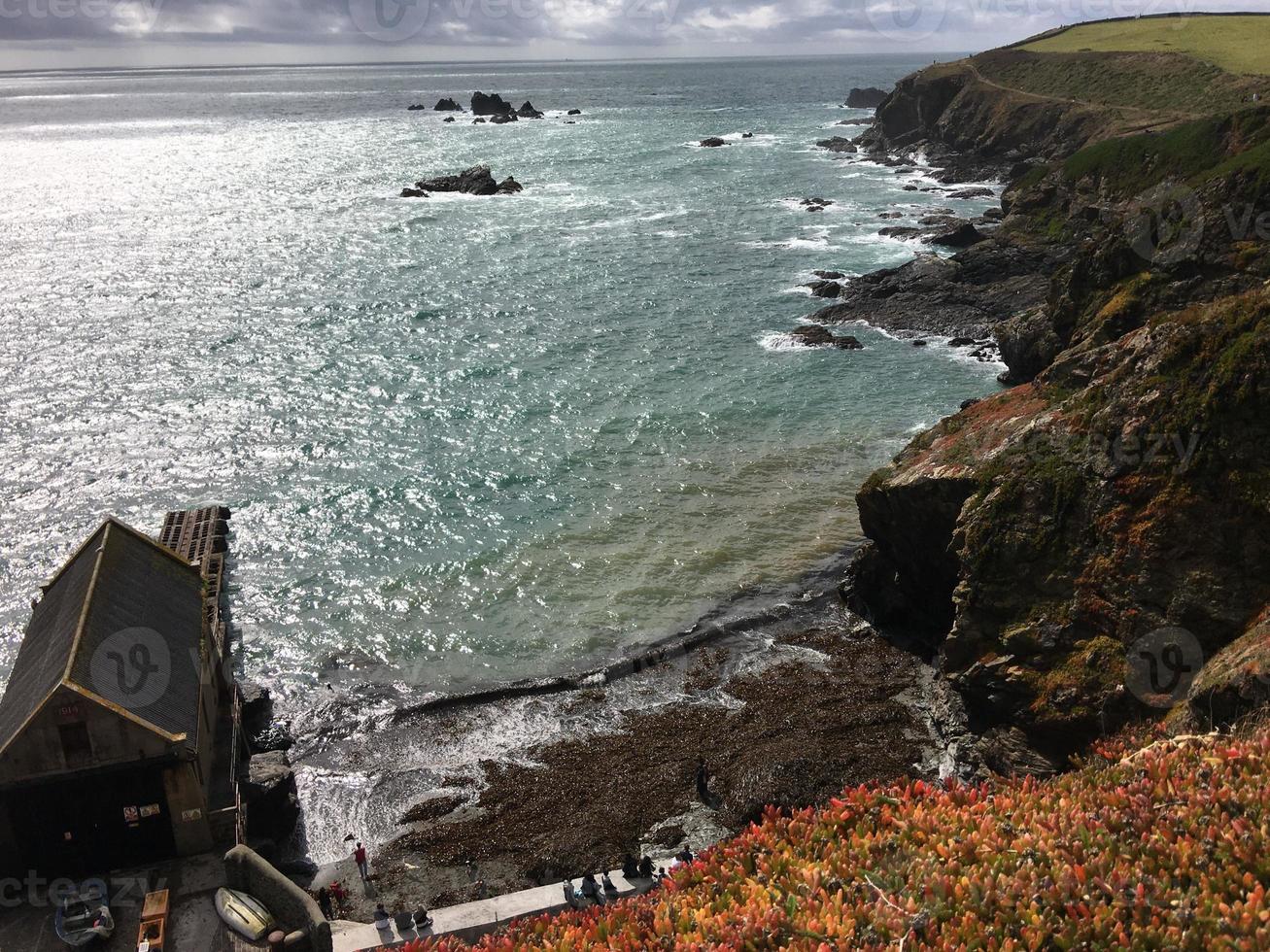 A view of the Cornwall Coast at Lizard Point photo