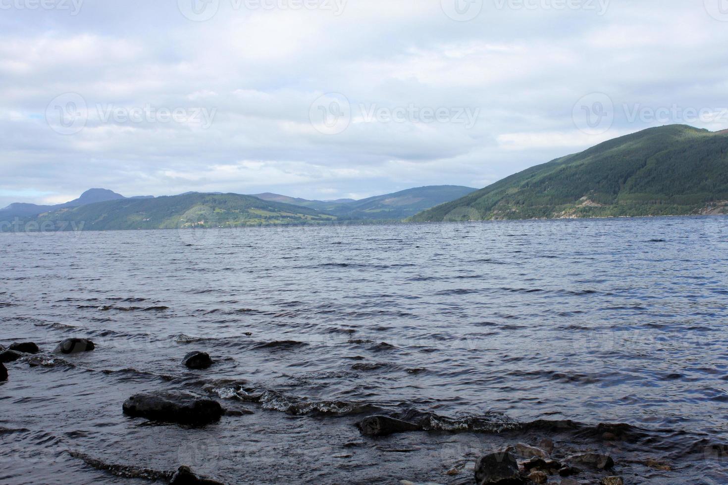 A view of Loch Ness in Scotland photo