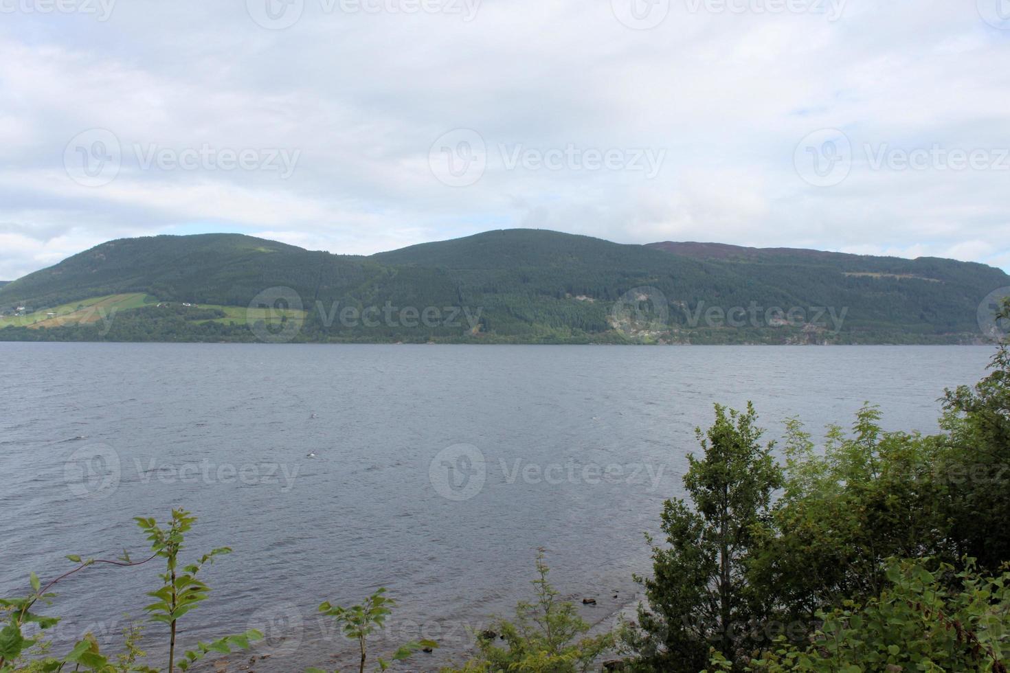 A view of Loch Ness in Scotland photo