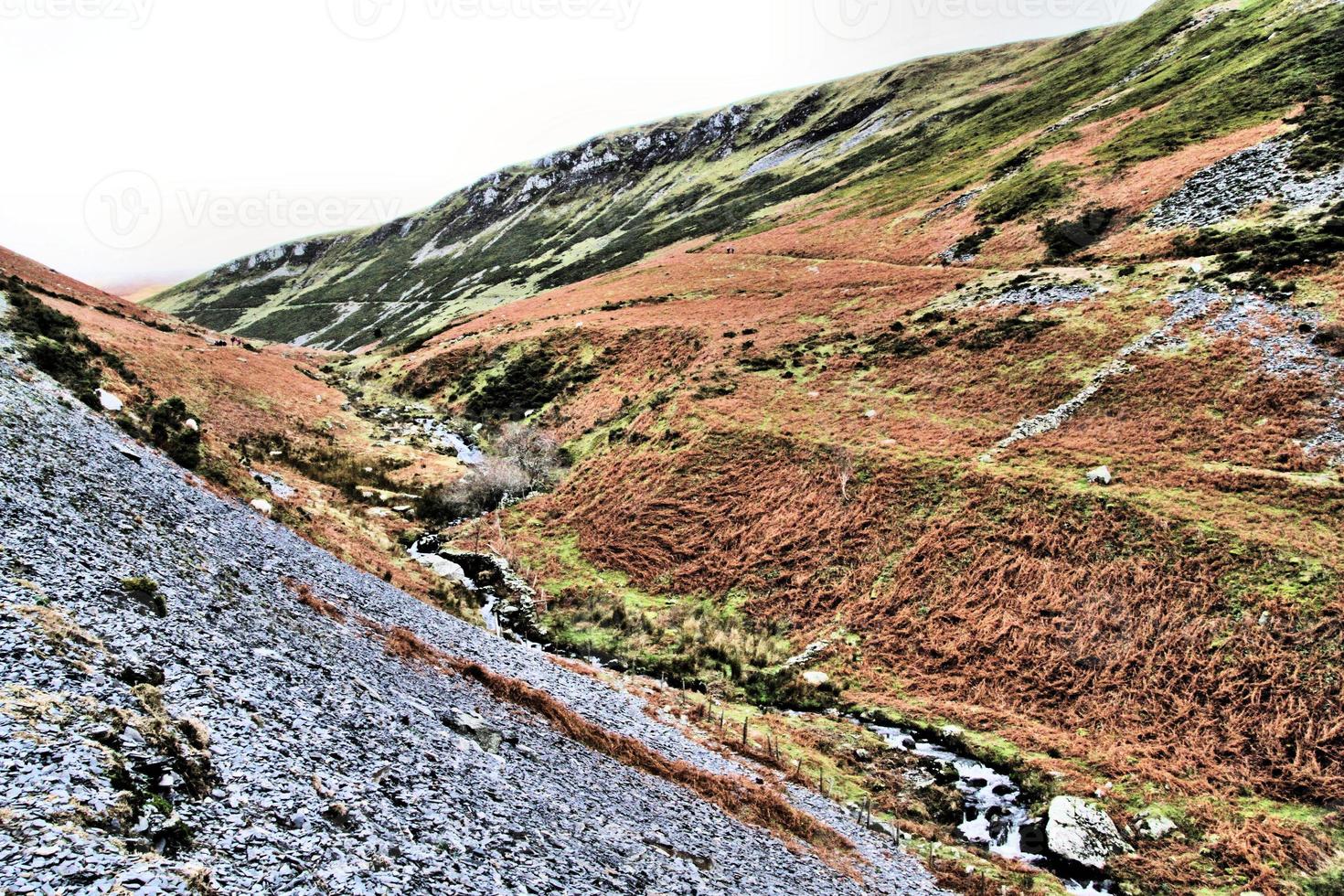 A view of the Wales Countryside near Lake Vyrnwy photo