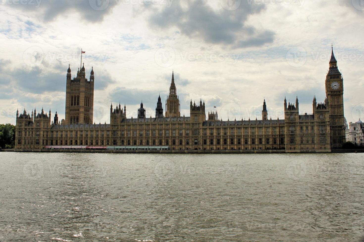 A view of the Houses of Parliment at Westminster in London photo