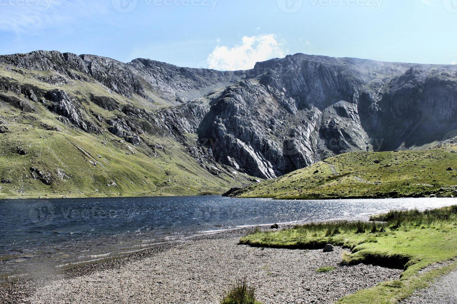 A view of the Wales Countryside near Tryfan photo