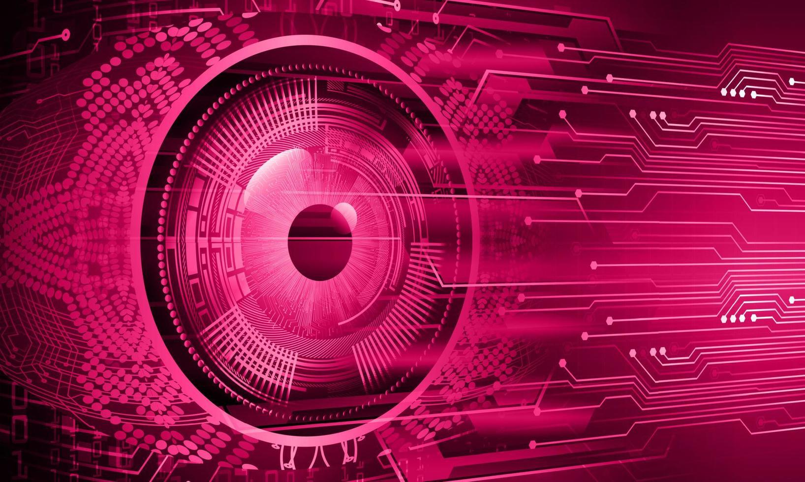 eye cyber circuit future technology concept background vector