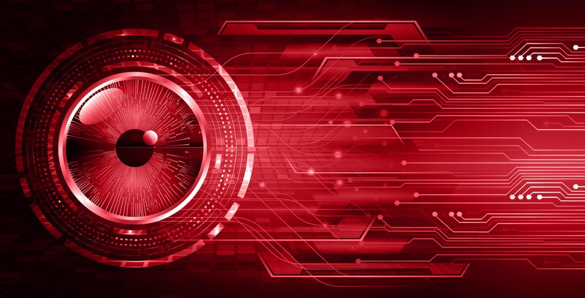eye cyber circuit future technology concept background vector