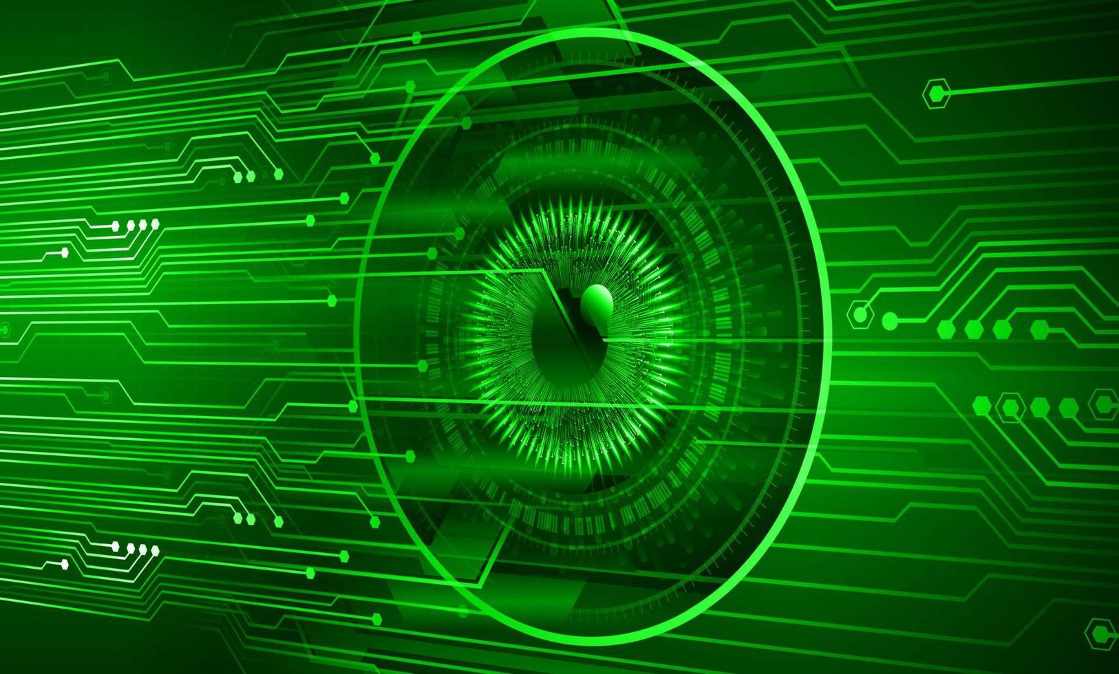 eye cyber circuit future technology concept background vector