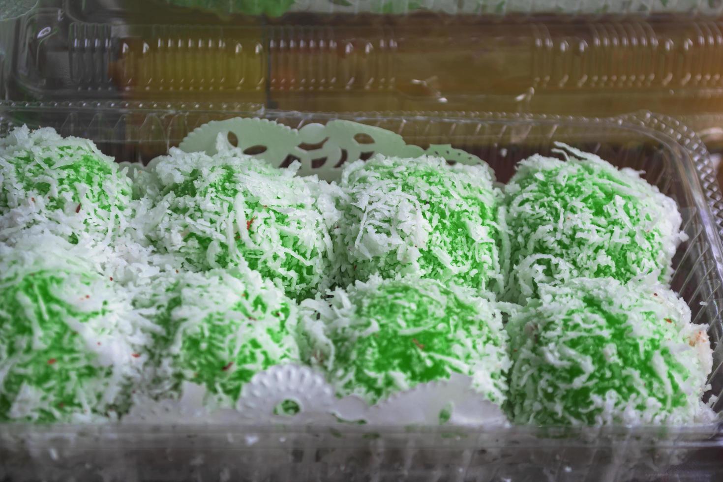 Malaysia popular assorted sweet dessert, simply known as kuih. photo