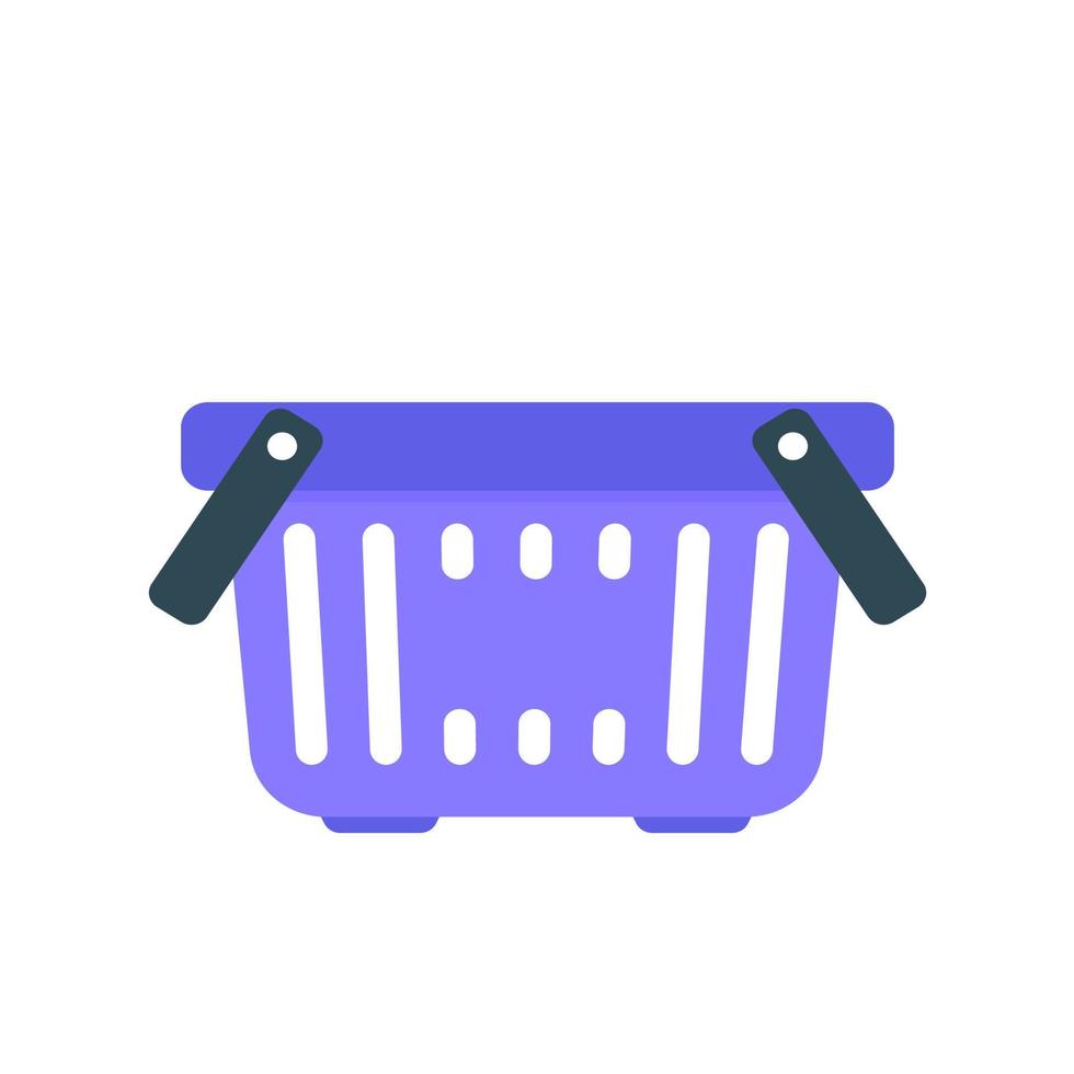 carrito de compras para poner el producto antes de pagar. ideas de compras en linea vector