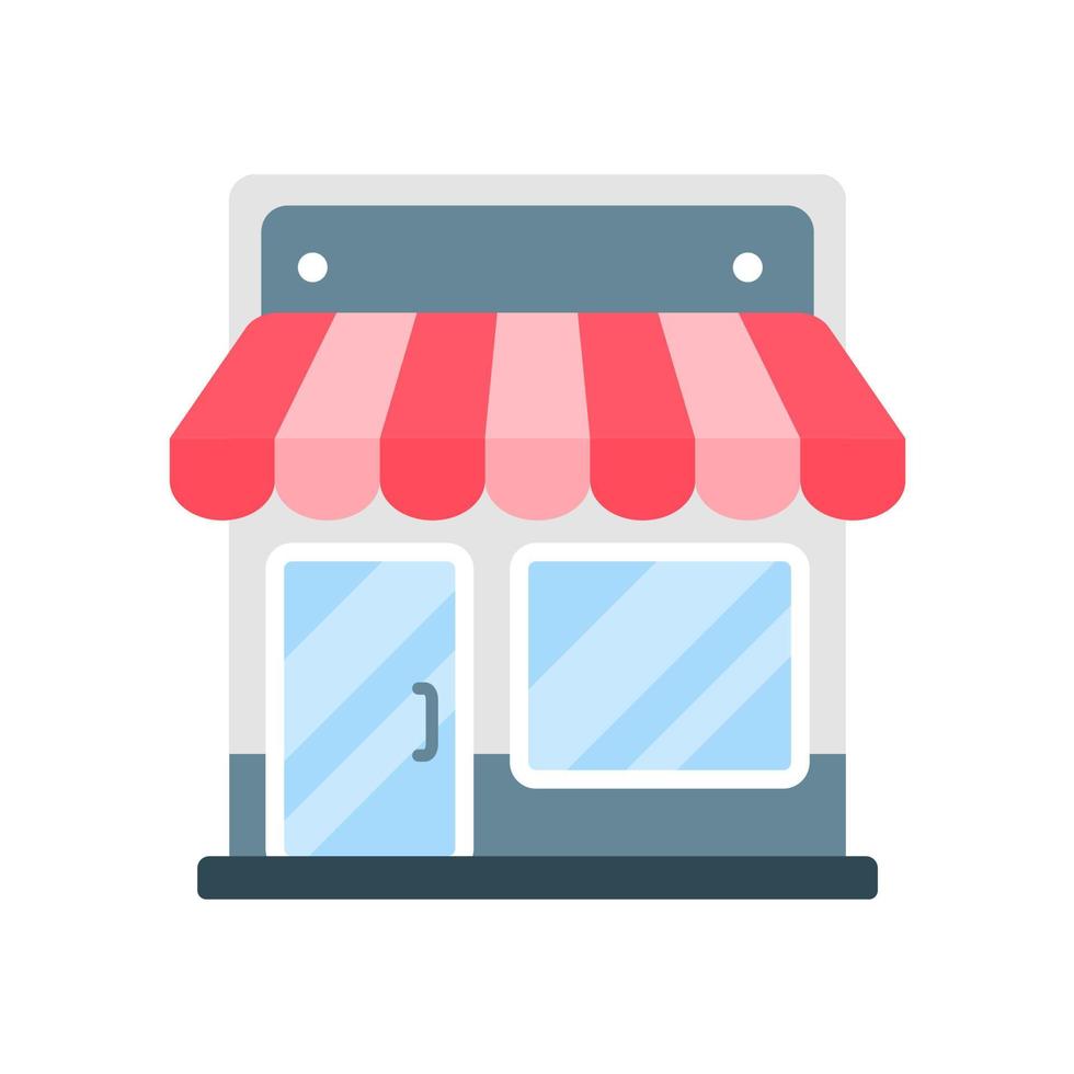 supermercados con toldos de colores ideas para abrir una tienda online vector