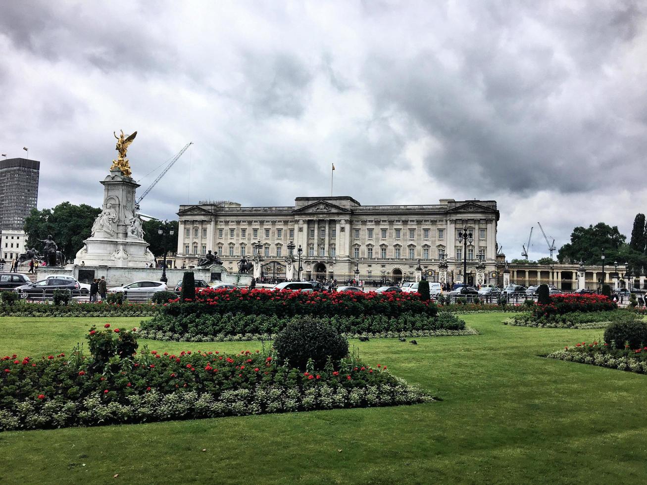 London in the UK in 2020. A view of Buckingham Palace photo