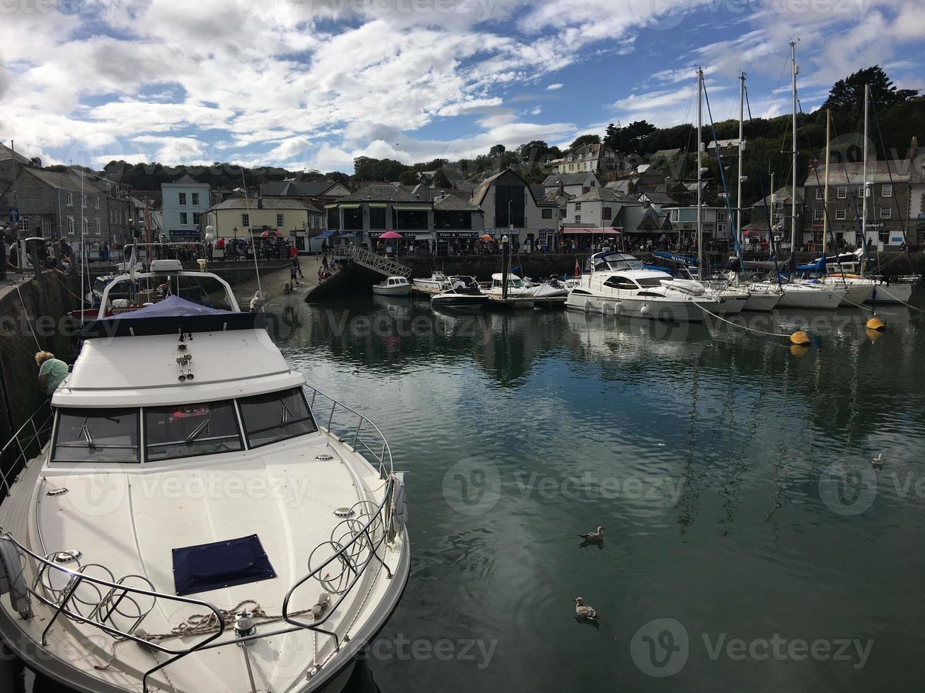 A view of Padstow Harbour in Cornwall photo