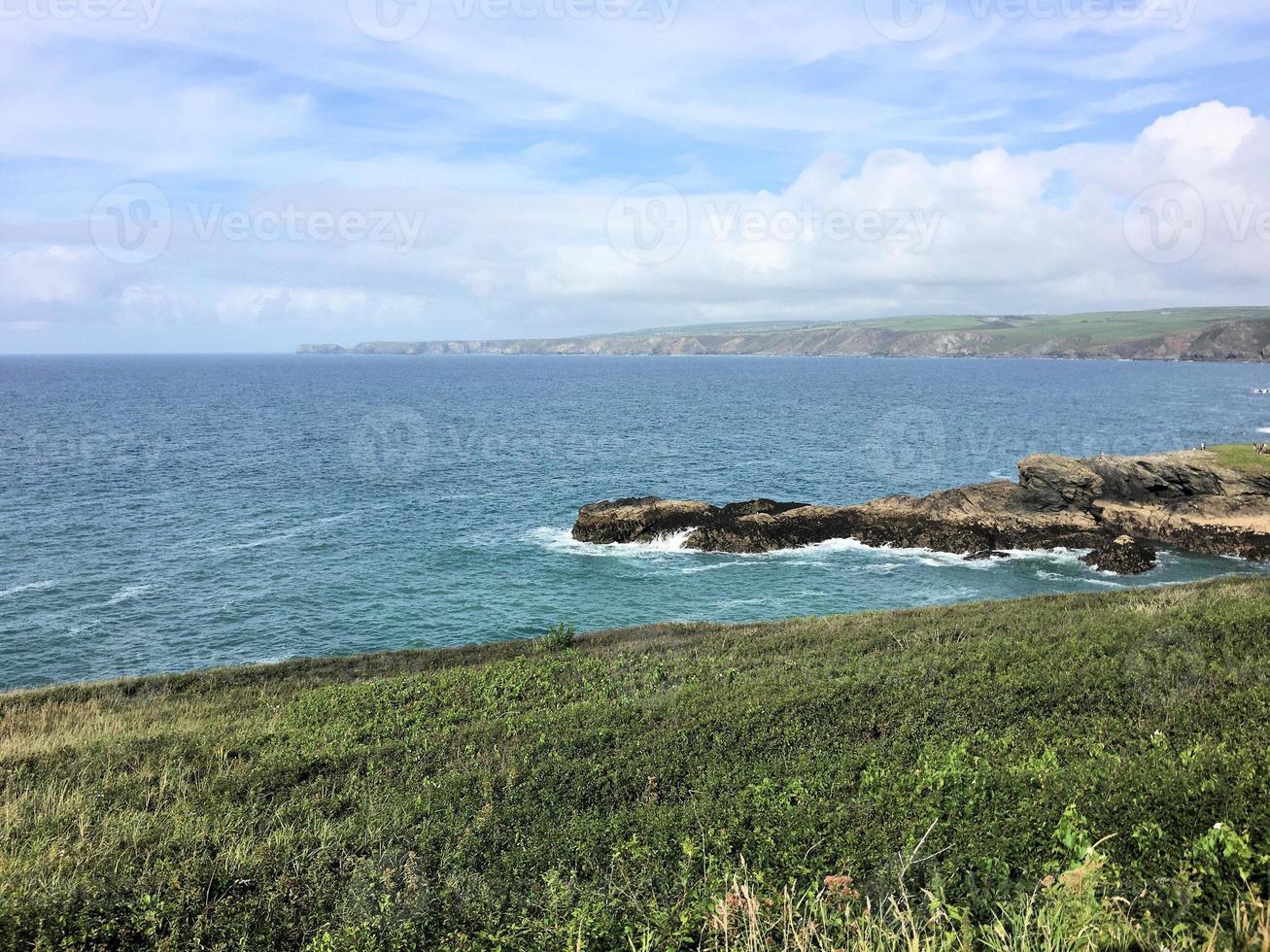 A view of the Cornwall Coast at Port Isaac photo