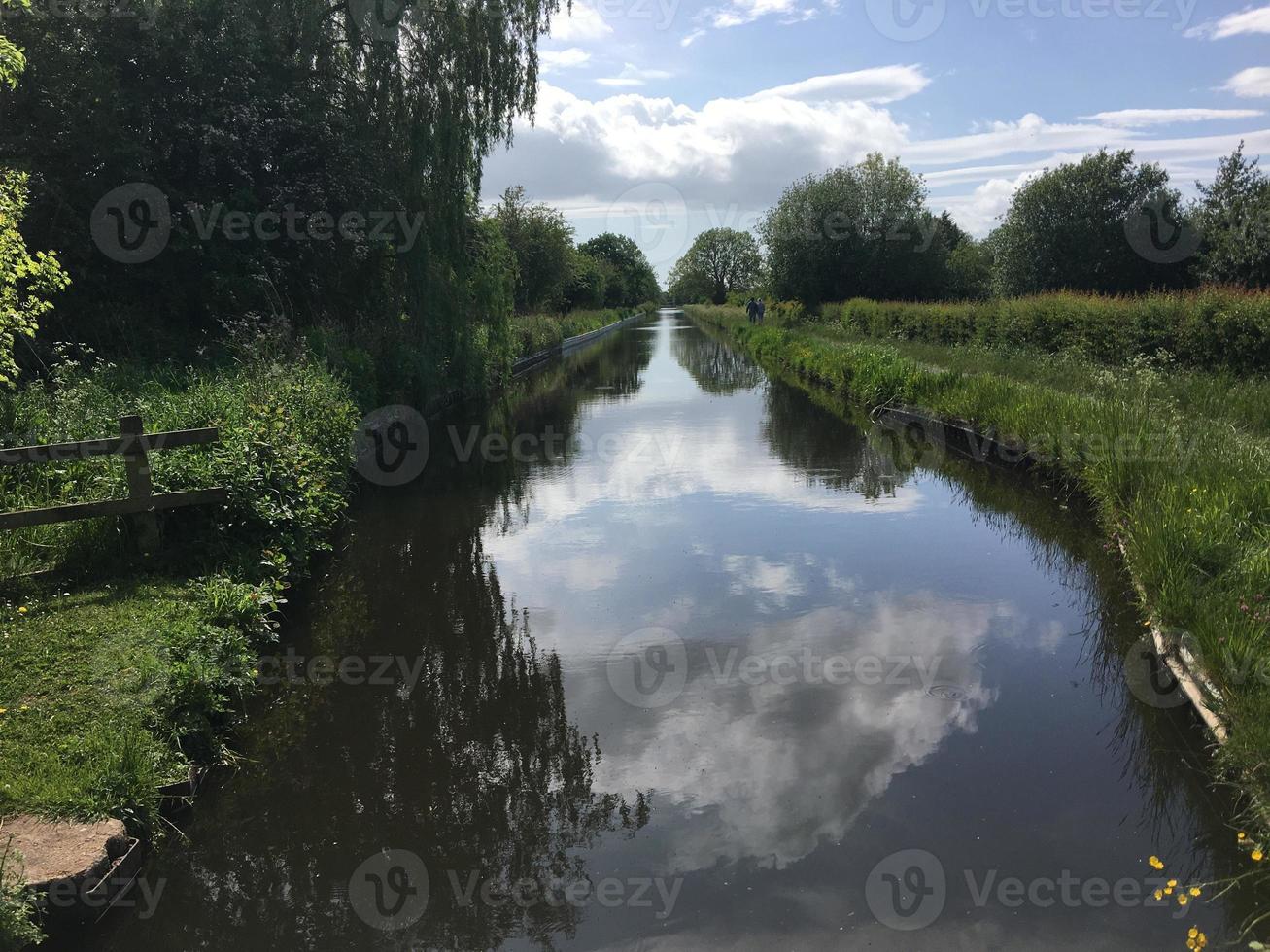 A view of the Canal near Whitchurch in Shropshire photo