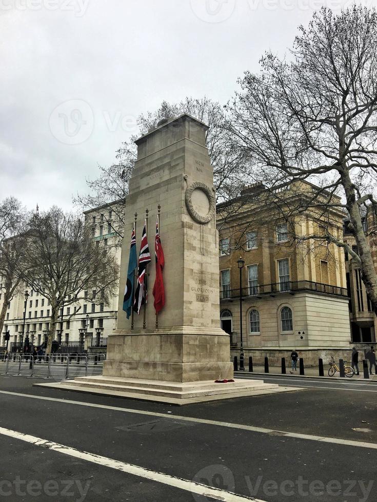 A view of the Cenotaph in London photo