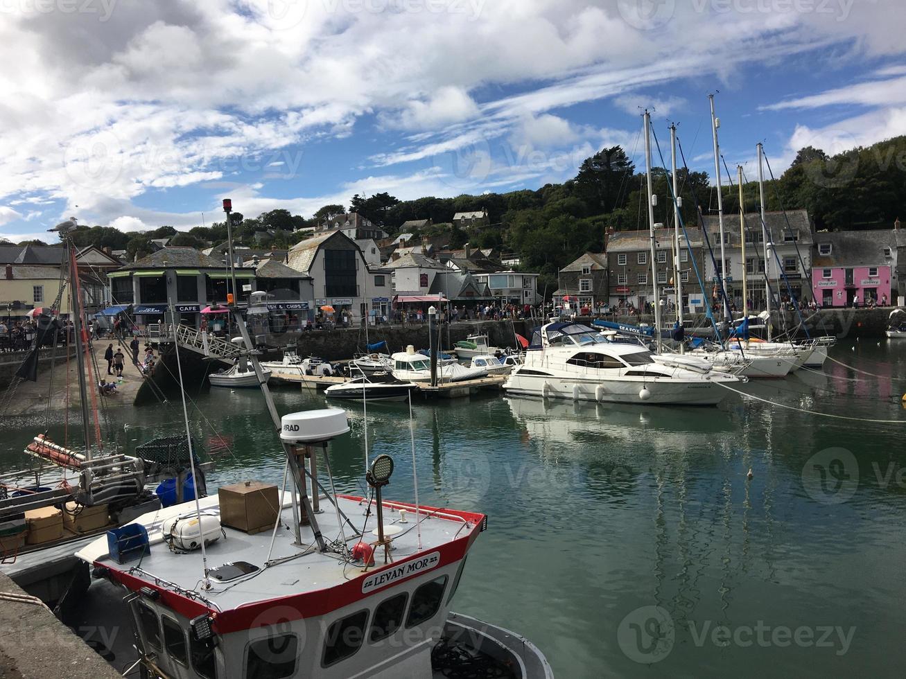A view of Padstow Harbour in Cornwall photo