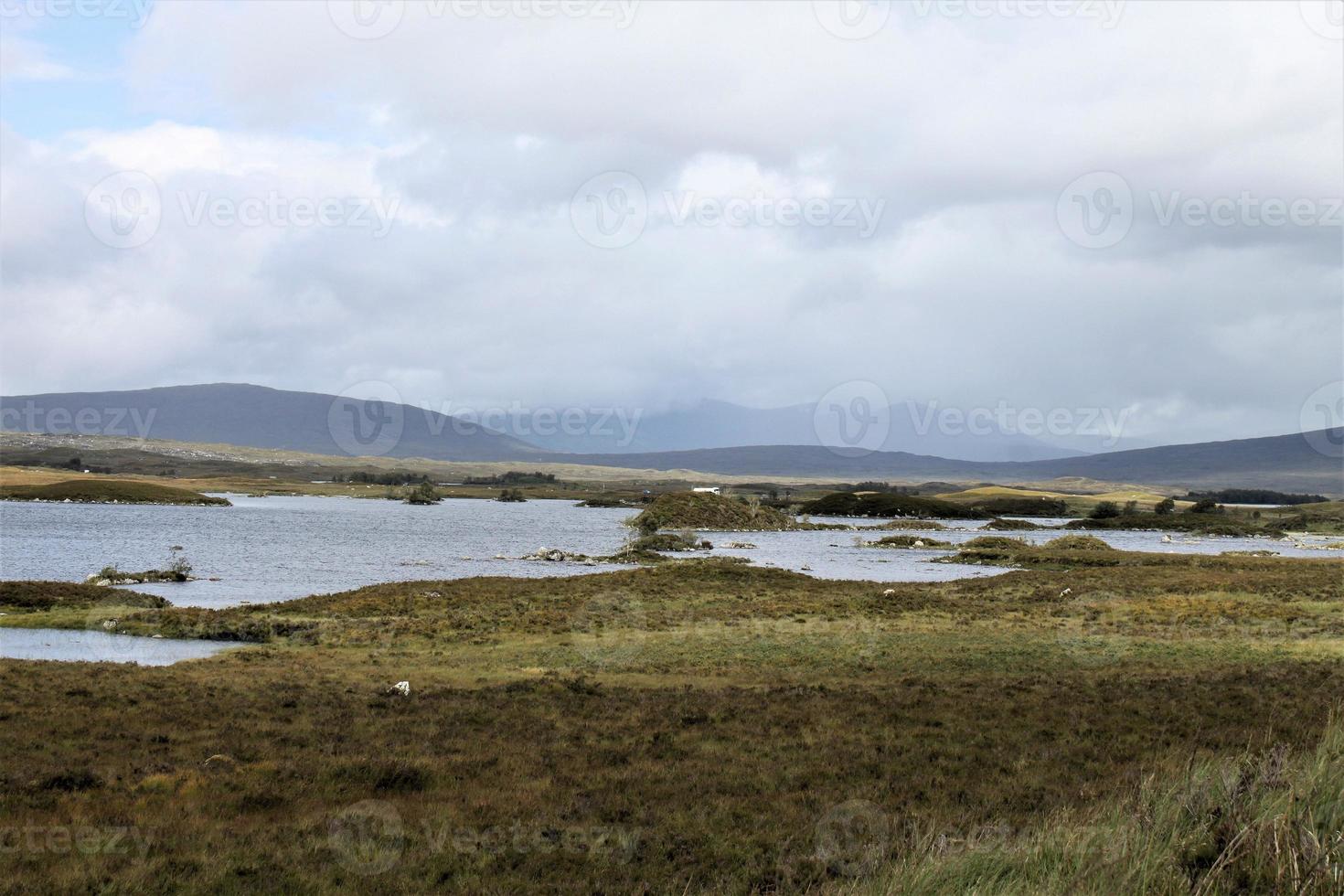 A view of the Scotland Highlands near Ben Nevis photo