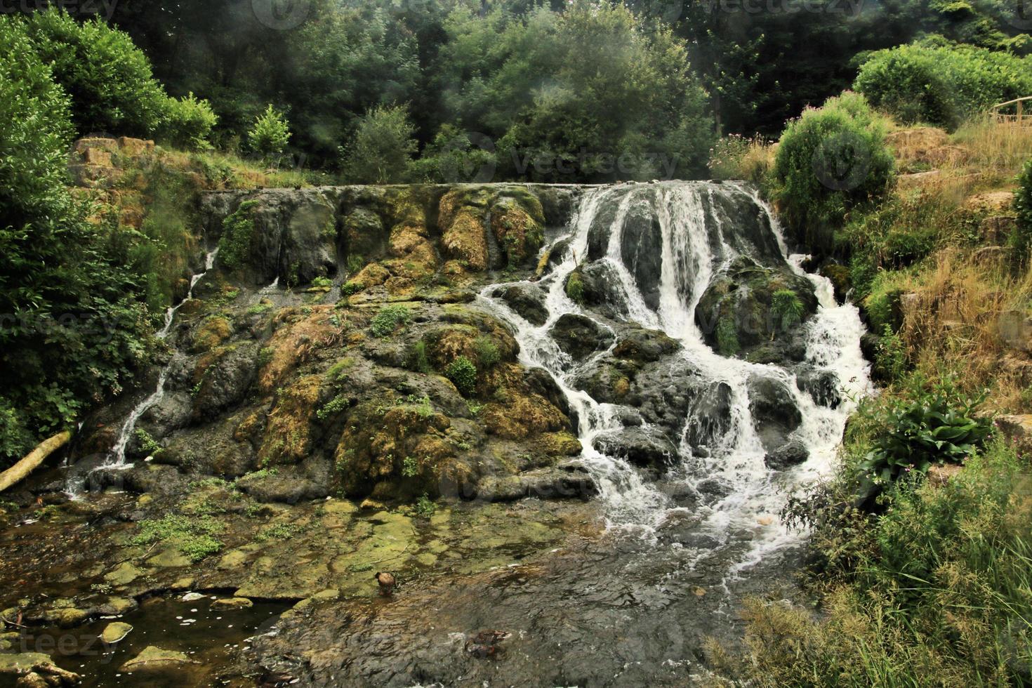 A view of a Waterfall in North Wales photo