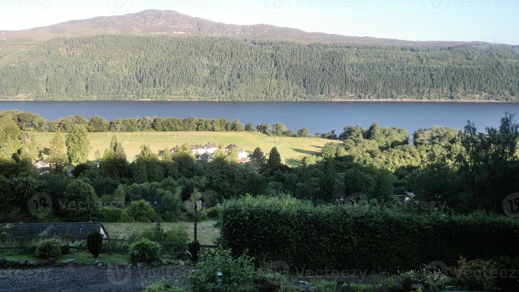 A view of Loch Ness in Scotland photo