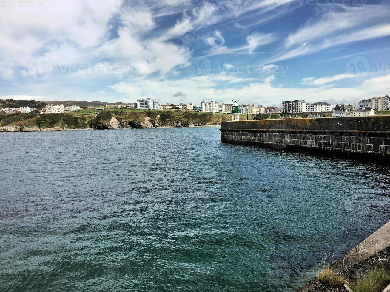 A view of the Isle of Man near Port Erin photo