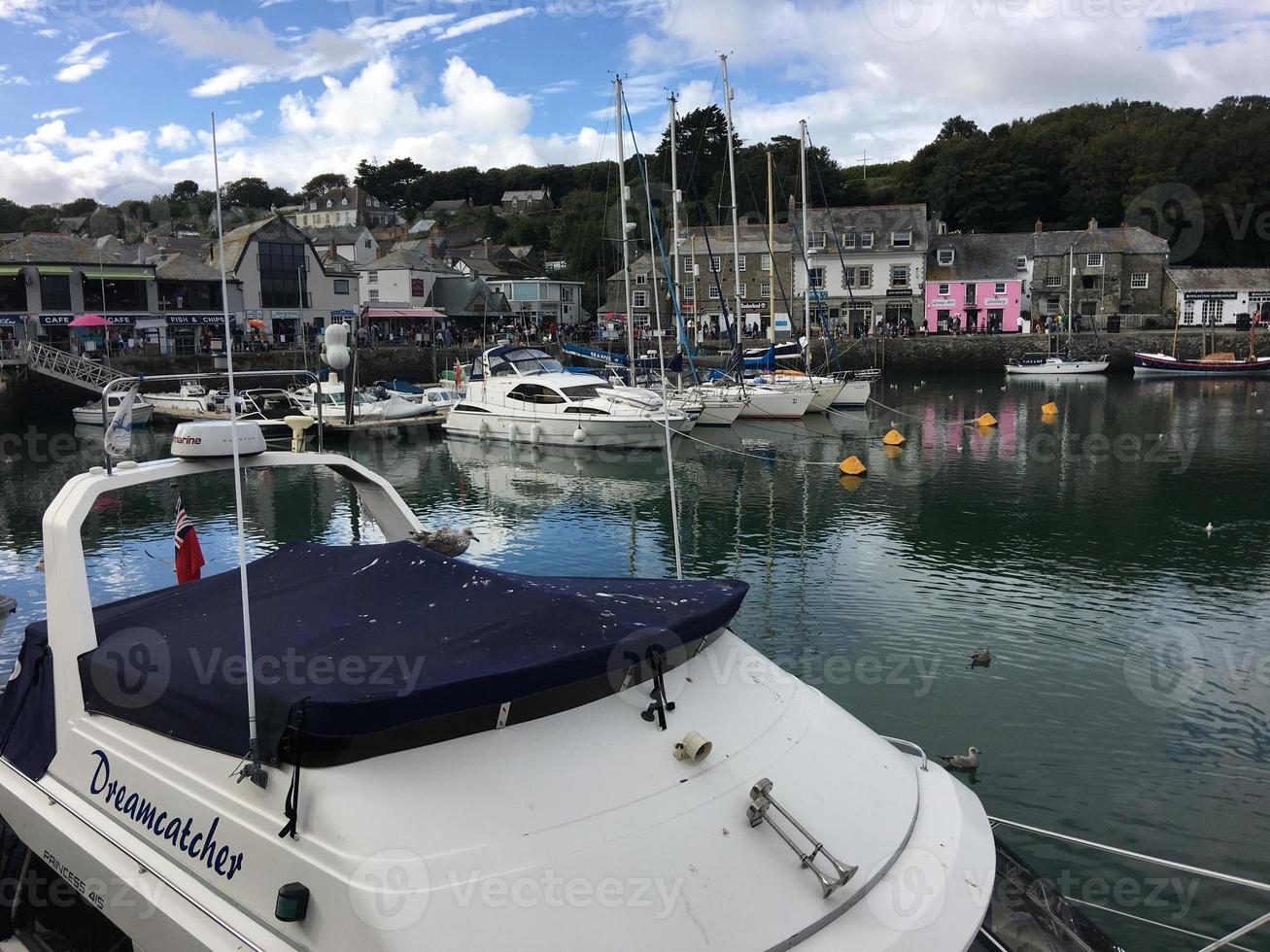 A view of Padstow Harbour in Cornwall photo