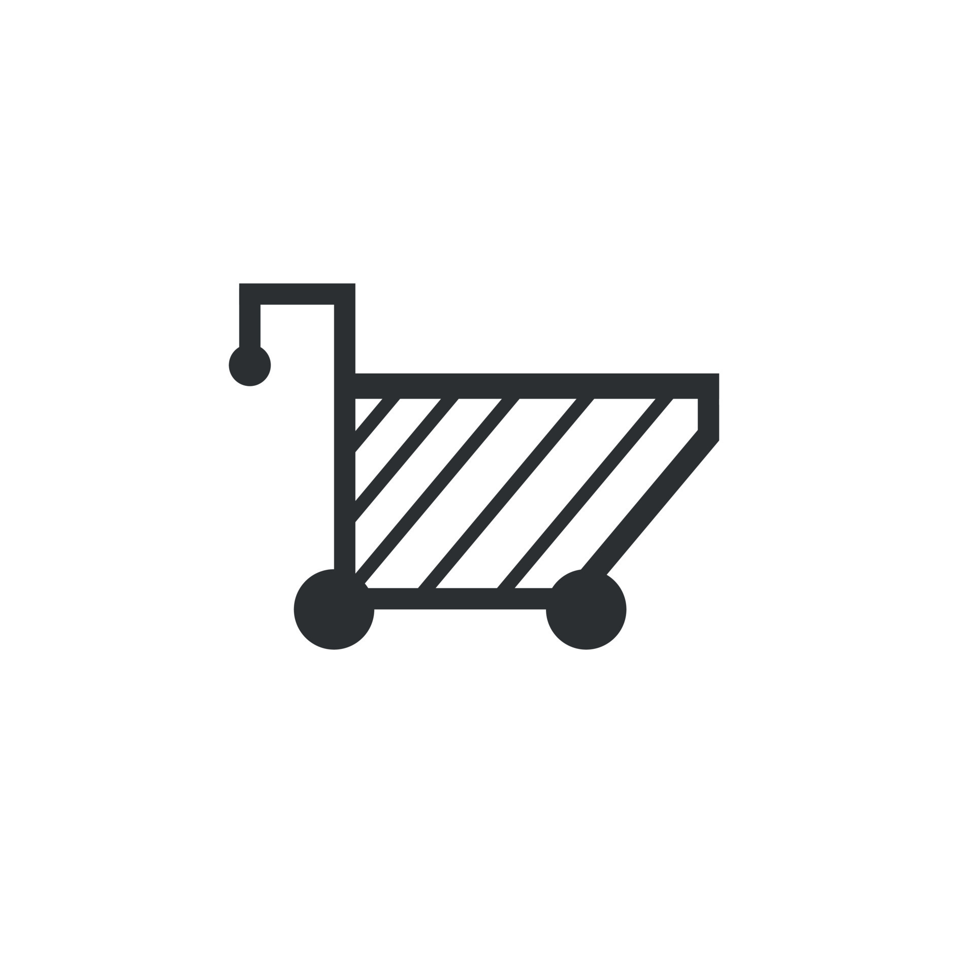 Shopping cart icon. Simple line style for web template and app. Shop,  basket, bag, store, online, purchase, buy, retail, vector illustration  design on white background. 7968744 Vector Art at Vecteezy