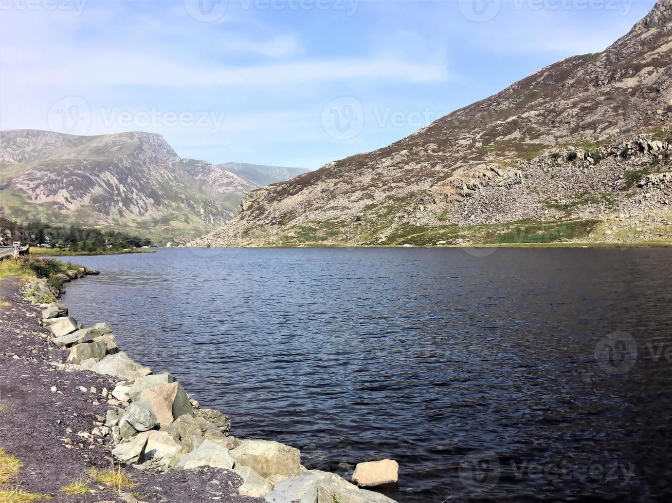 A view of the Wales Countryside near Tryfan photo