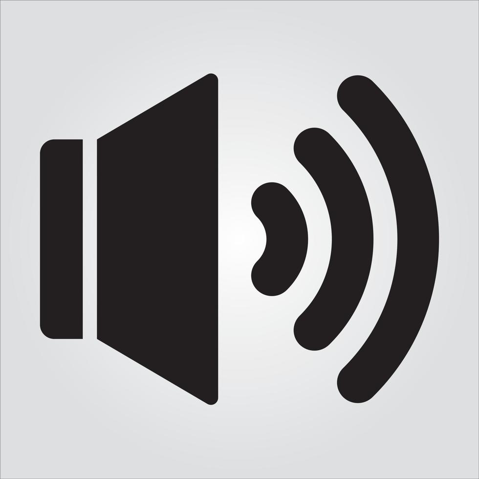 Isolated Sound System Computer Component Glyph EPS 10 Graphic vector