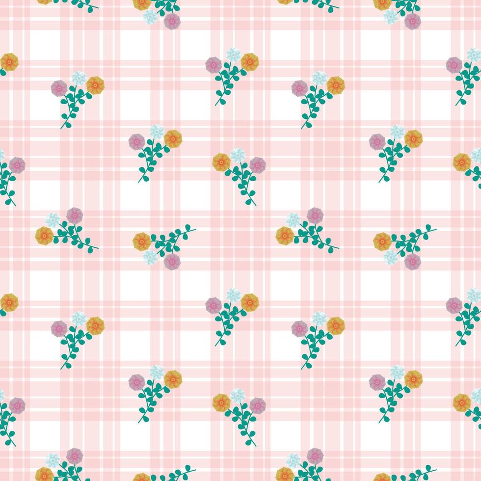Seamless Pattern With Floral Motifs able to print for cloths, tablecloths, blanket, shirts, dresses, posters, papers. vector