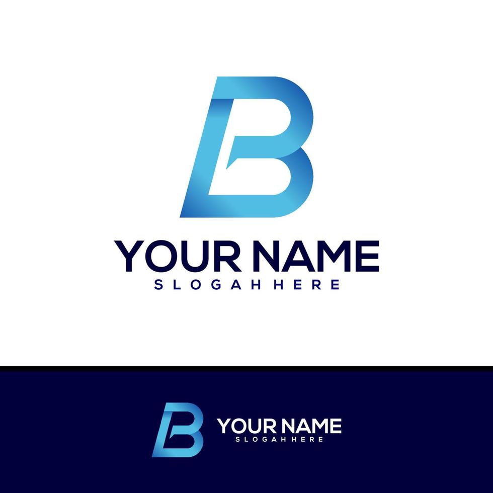 Letter B P logo design vector, Creative B P logo concepts template illustration. vector