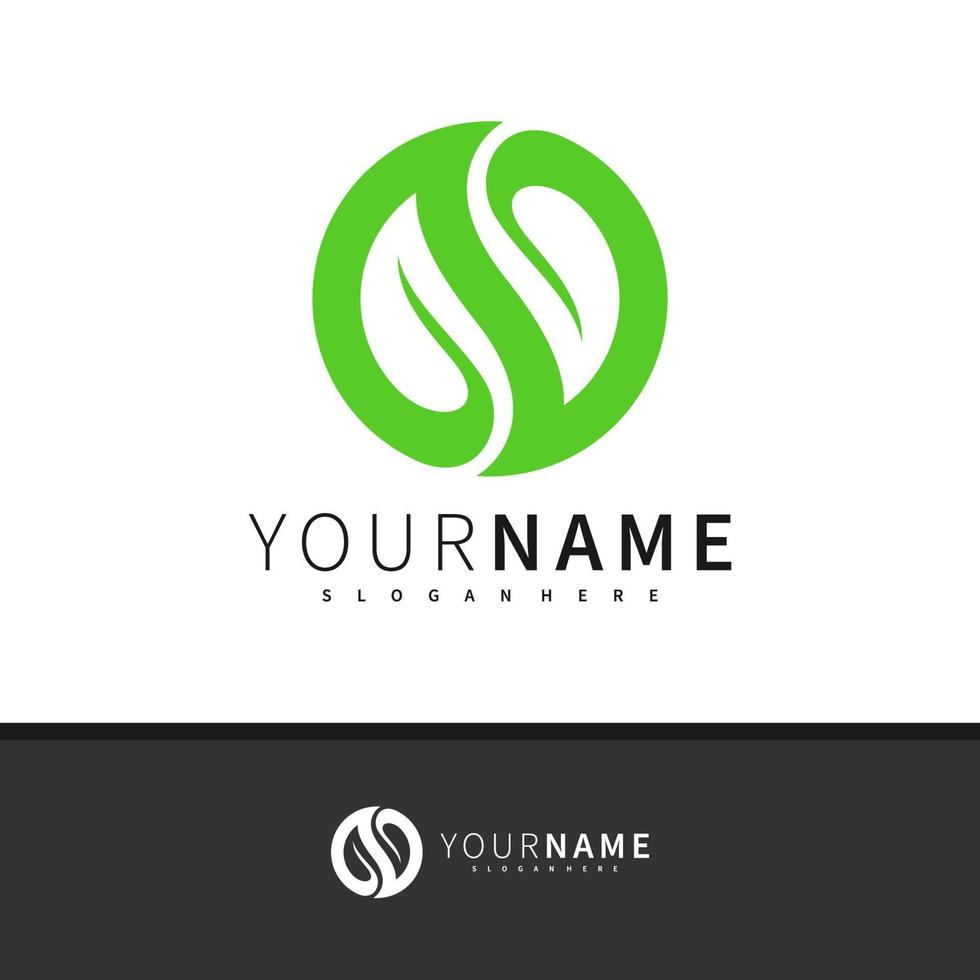 Nature S logo design vector, Creative S logo concepts template illustration. vector