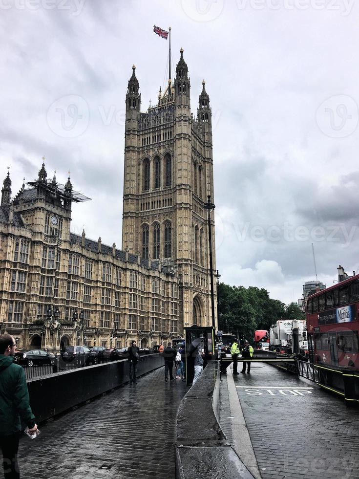 A view of the Houses of Parliment at Westminster in London photo