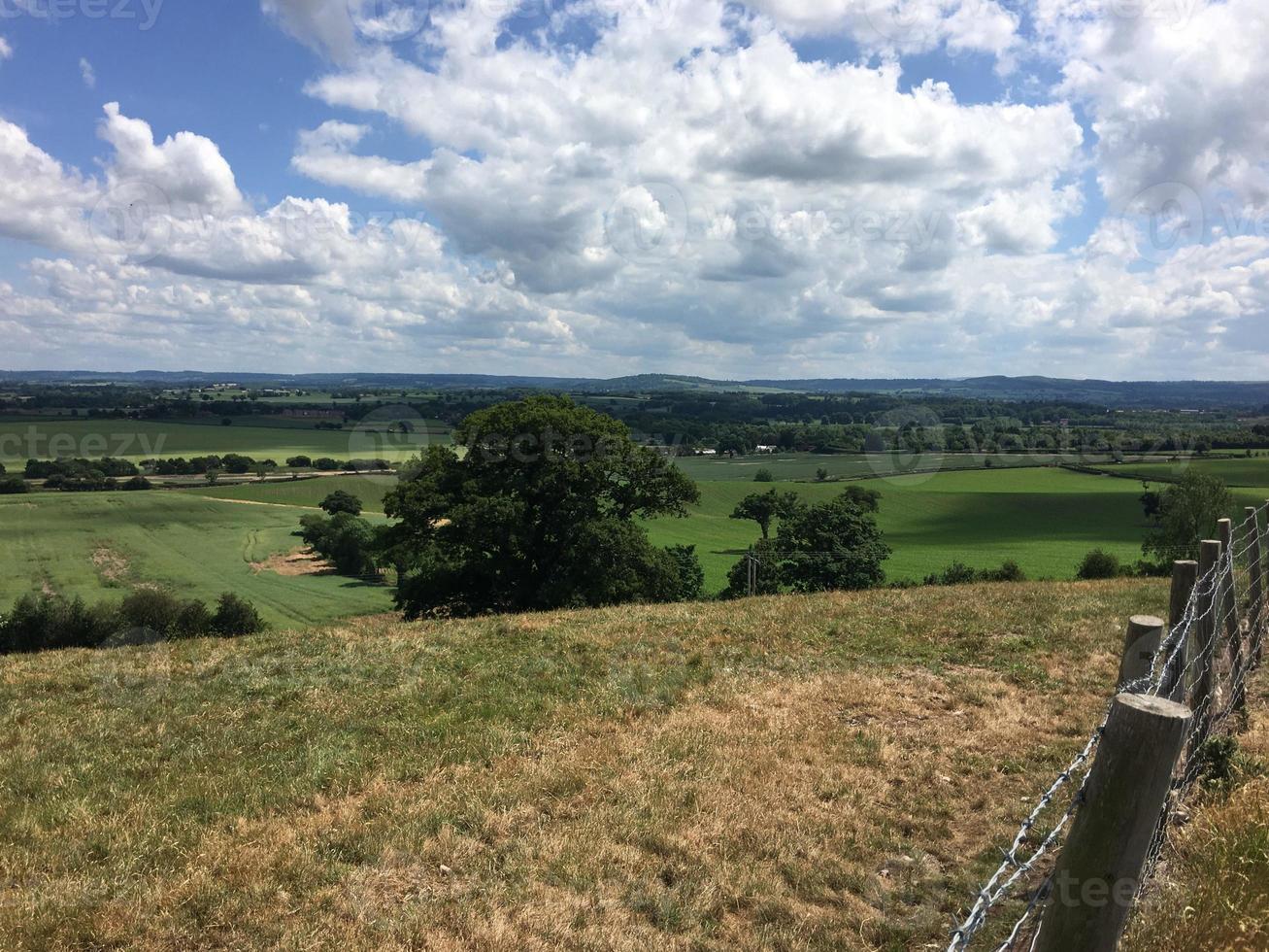A view of the Shropshire Countryside from Lyth Hill near Shrewsbury photo