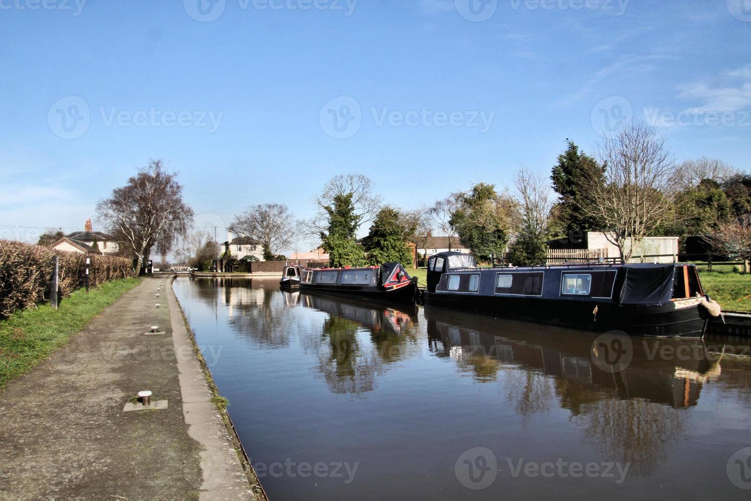 A view of the Canal near Whitchurch in Shropshire photo
