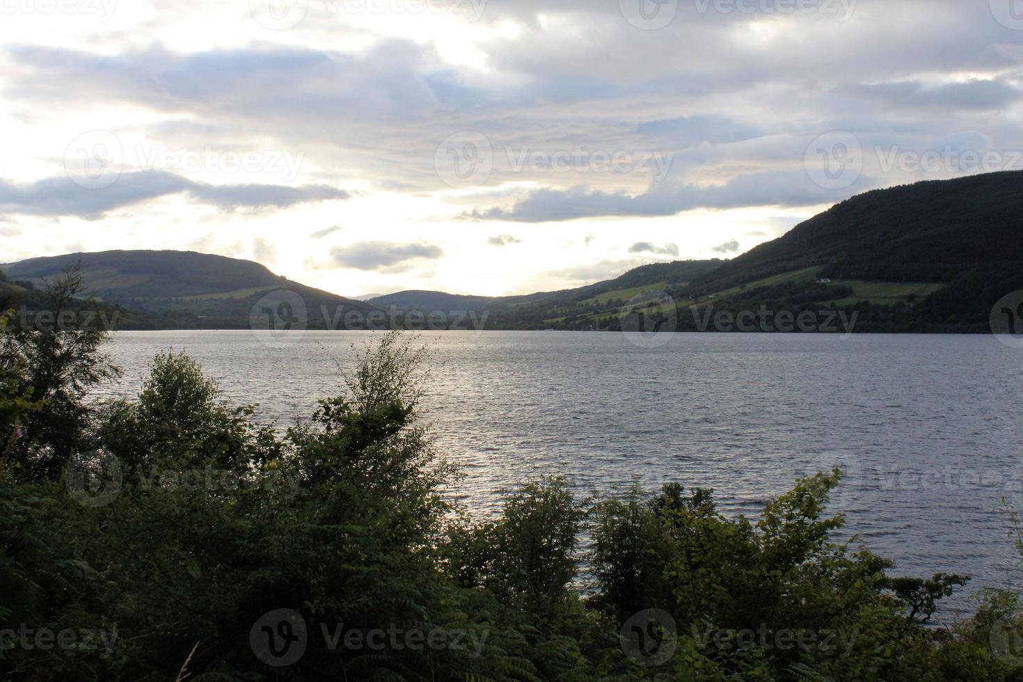 A view of Loch Ness in Scotland photo
