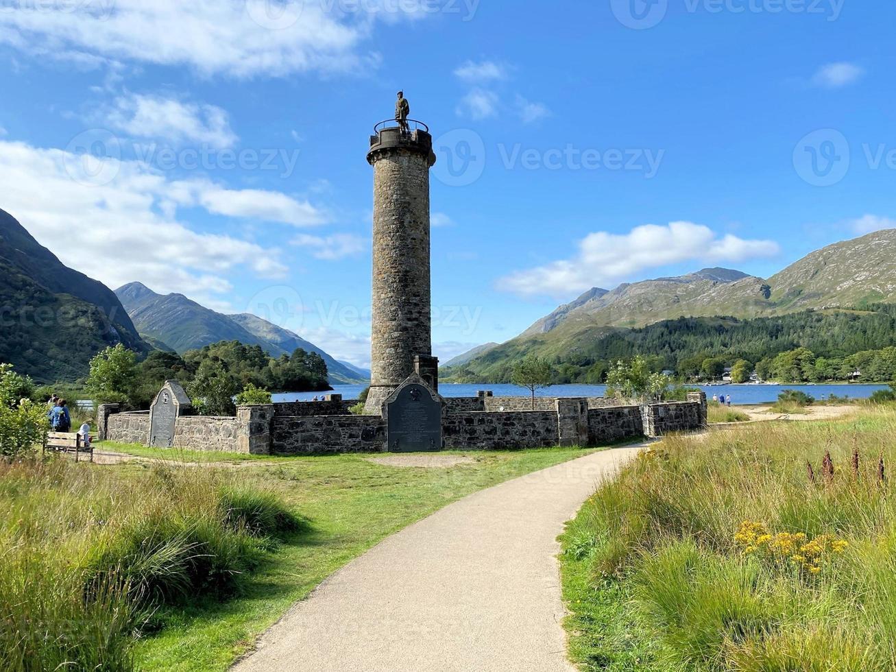 A view of Loch Shiel near Glenfinnan in Scotland photo