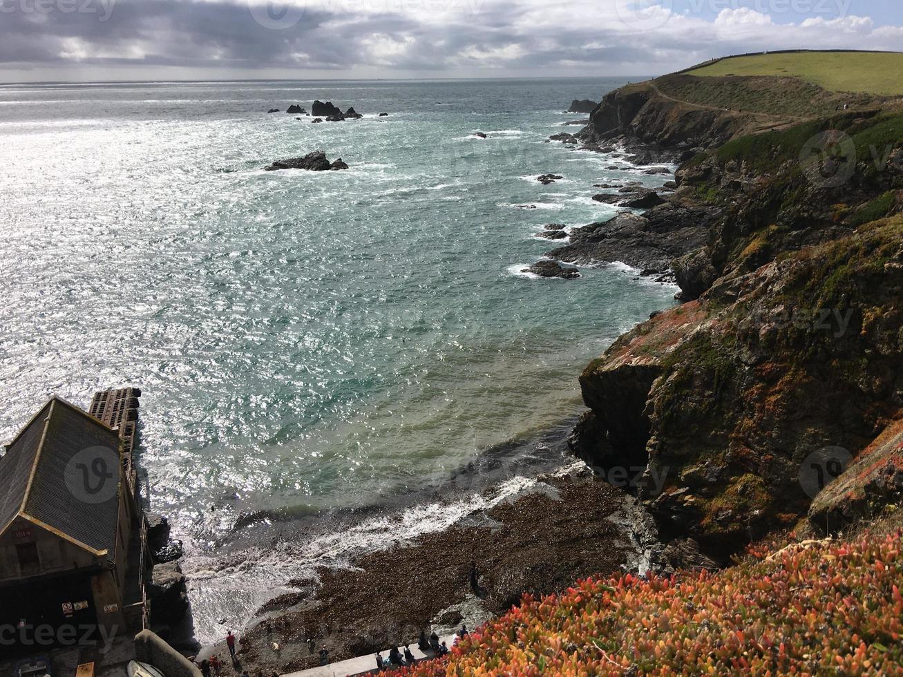 A view of the Cornwall Coast at Lizard Point photo