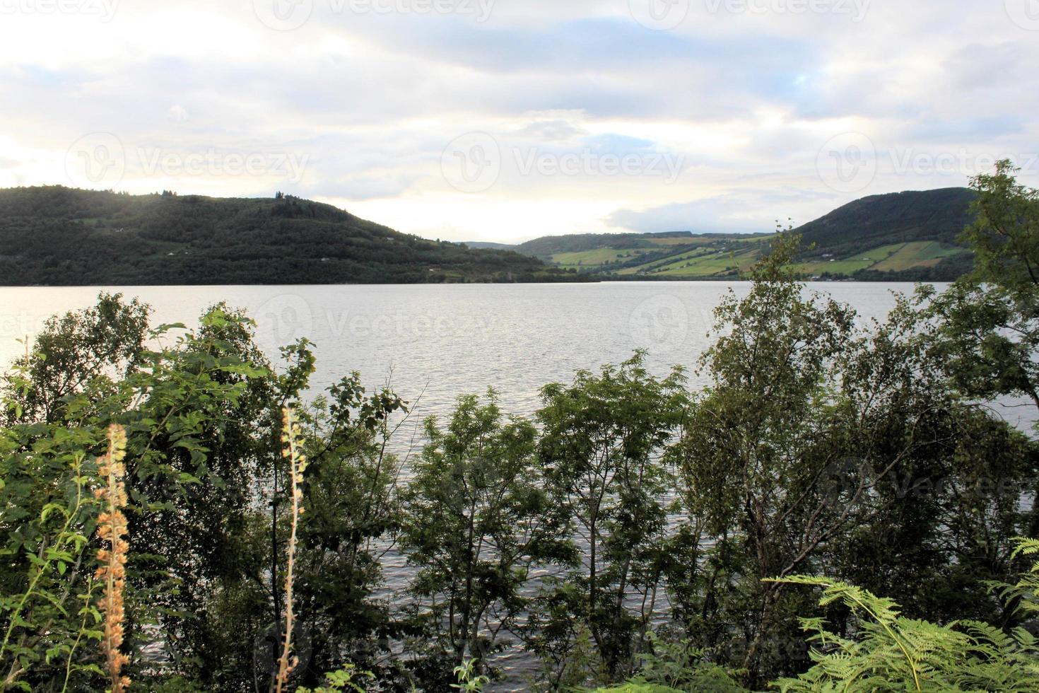 A view of Loch Ness in Scotland photo