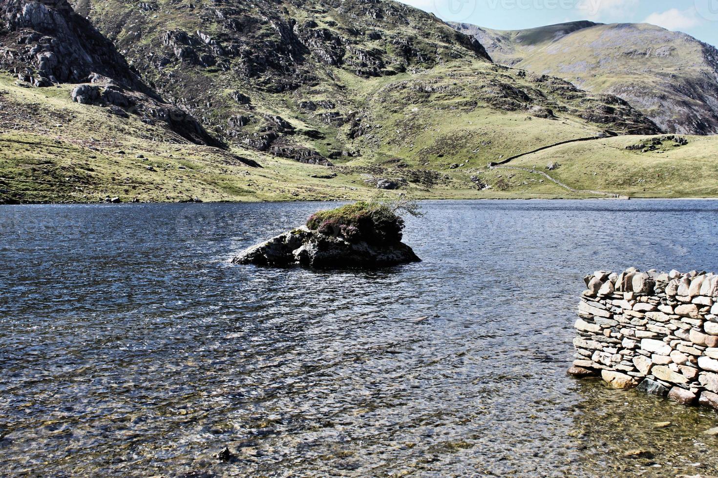A view of the Wales Countryside near Tryfan photo