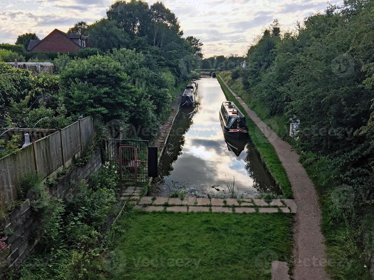 A view of the Canal near Whitchurch in Shropshire photo