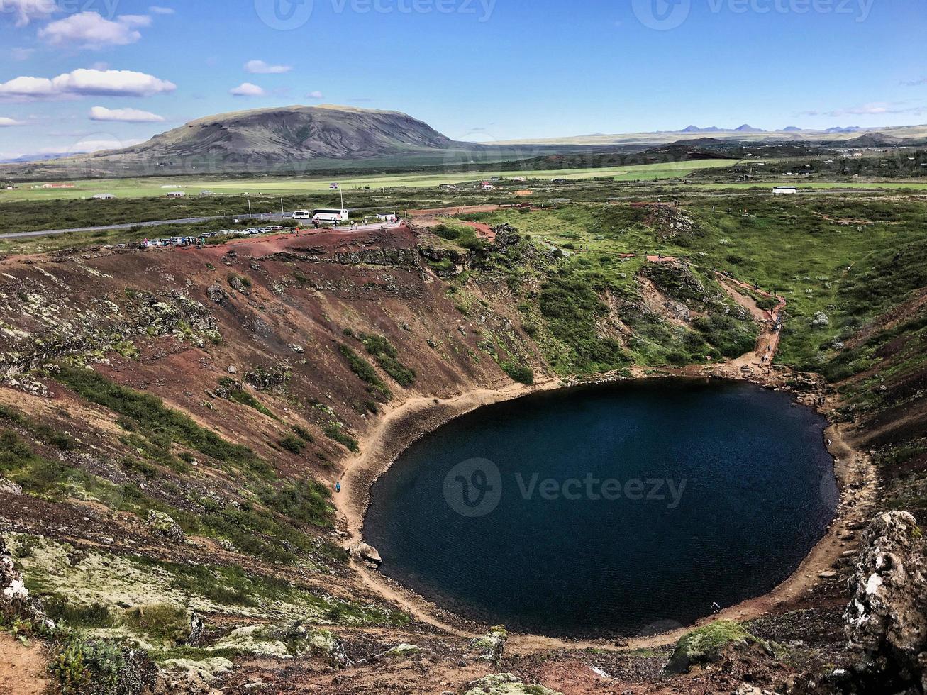 A view of Iceland near Reykjavik photo