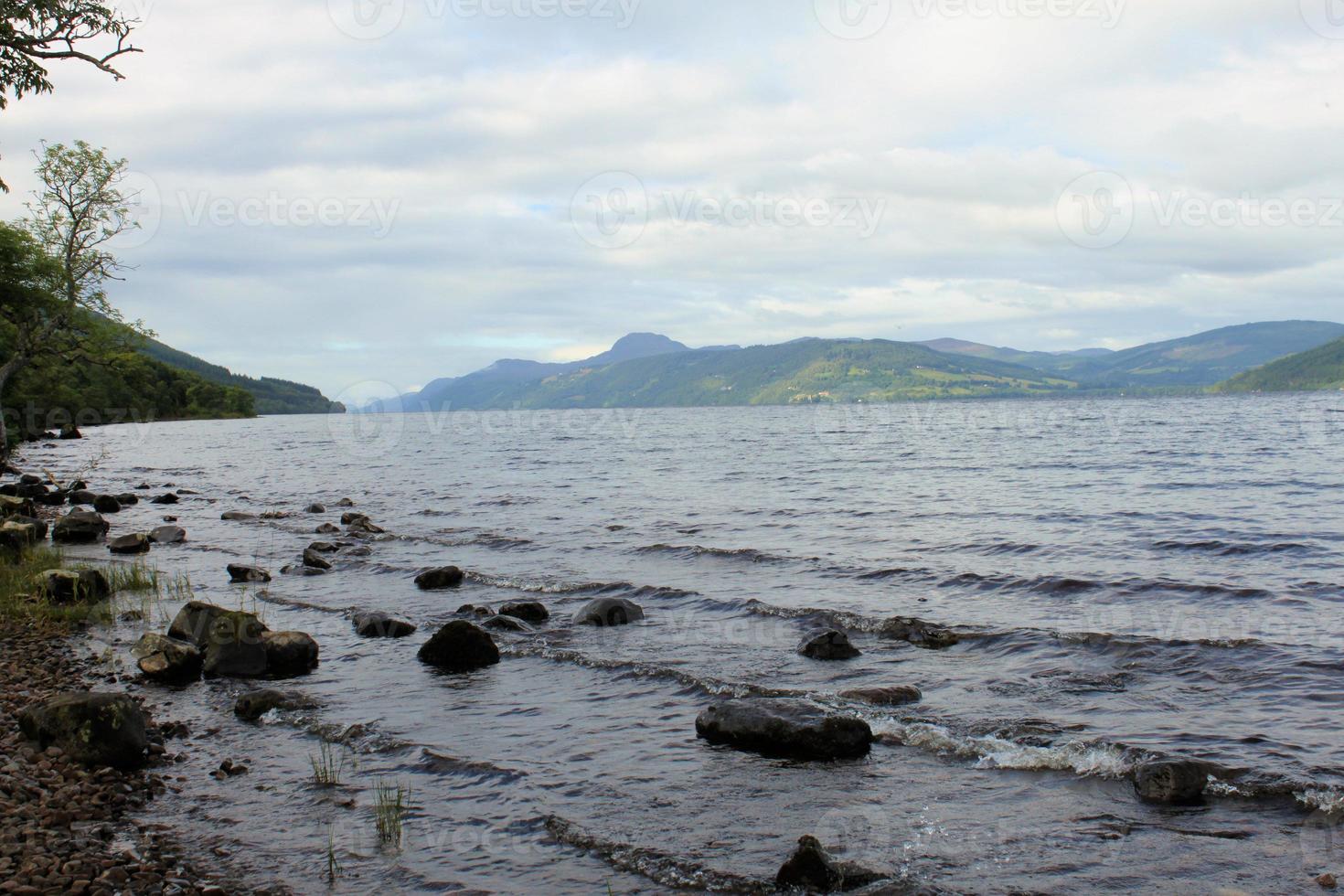 A view of Loch Ness in Scotland photo