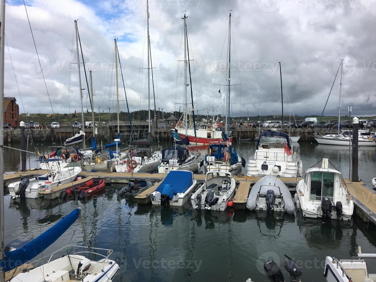 A view of Padstow Harbour in Cornwall photo