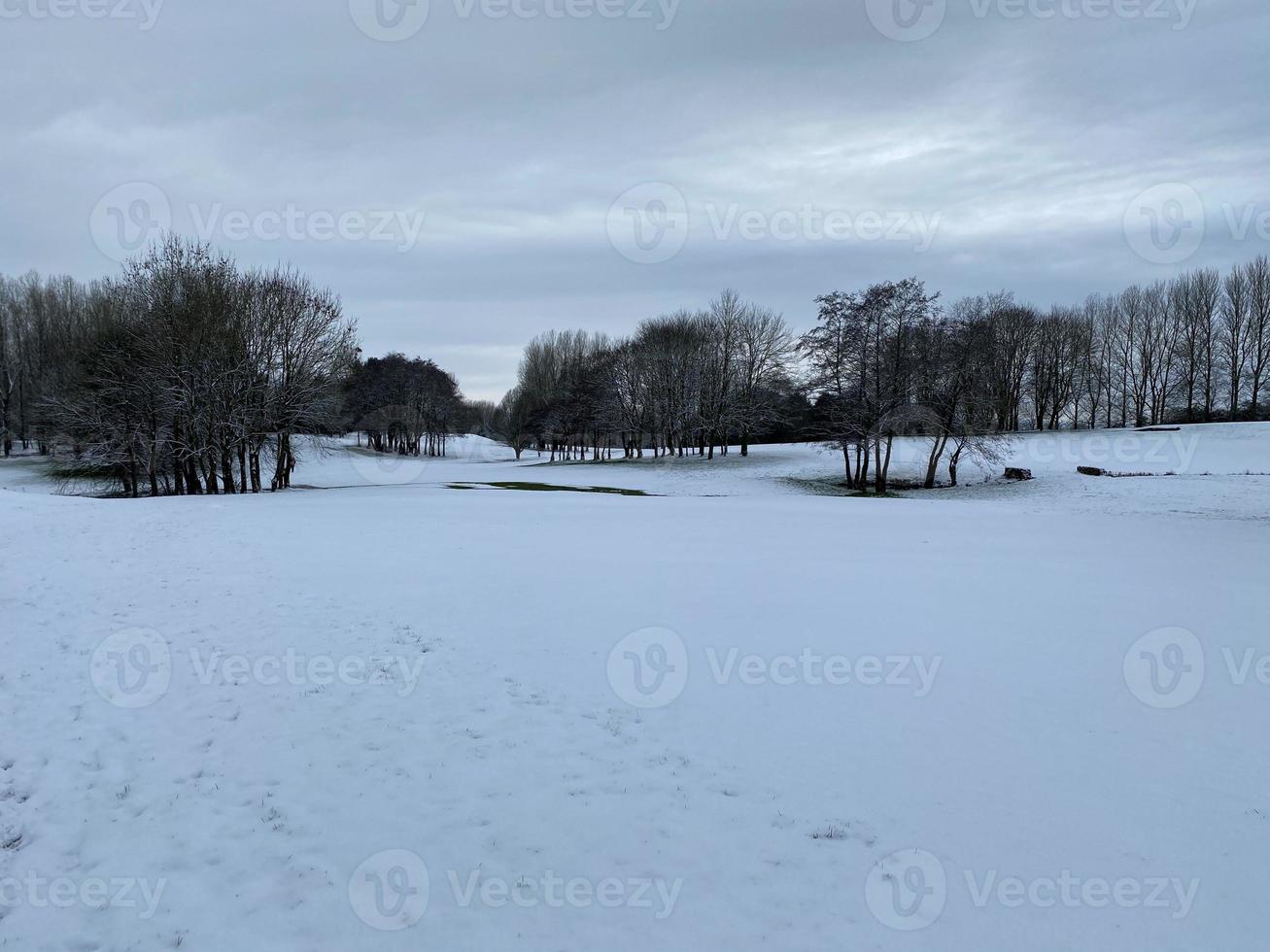 A view of the Whitchurch Countryside in the snow photo