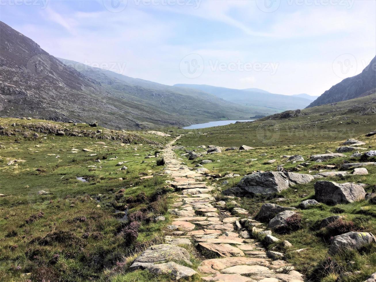 A view of the Wales Countryside near Tryfan photo