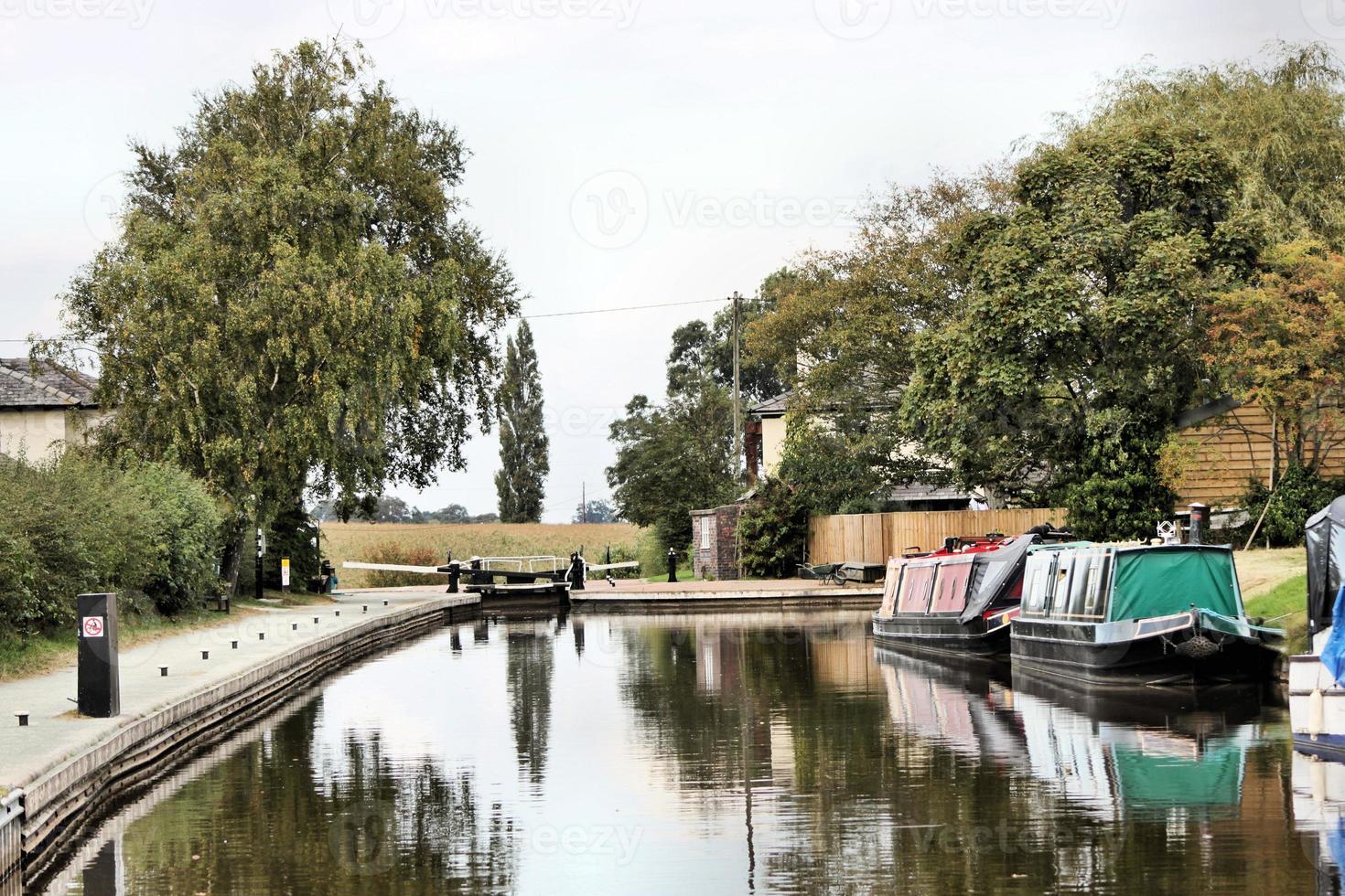 A view of the Canal near Whitchurch in Shropshire photo
