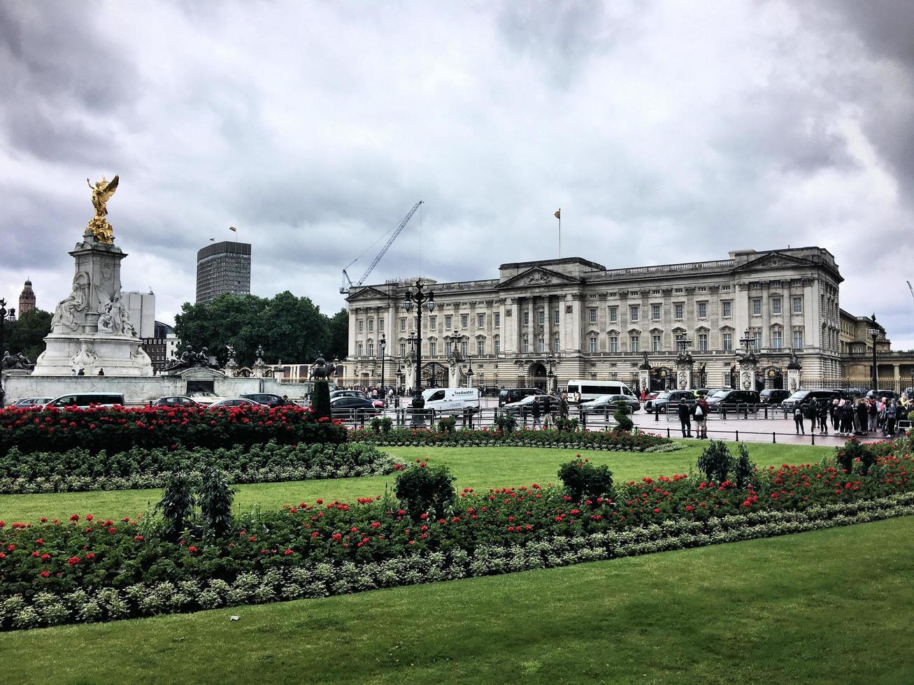 London in the UK in 2020. A view of Buckingham Palace photo