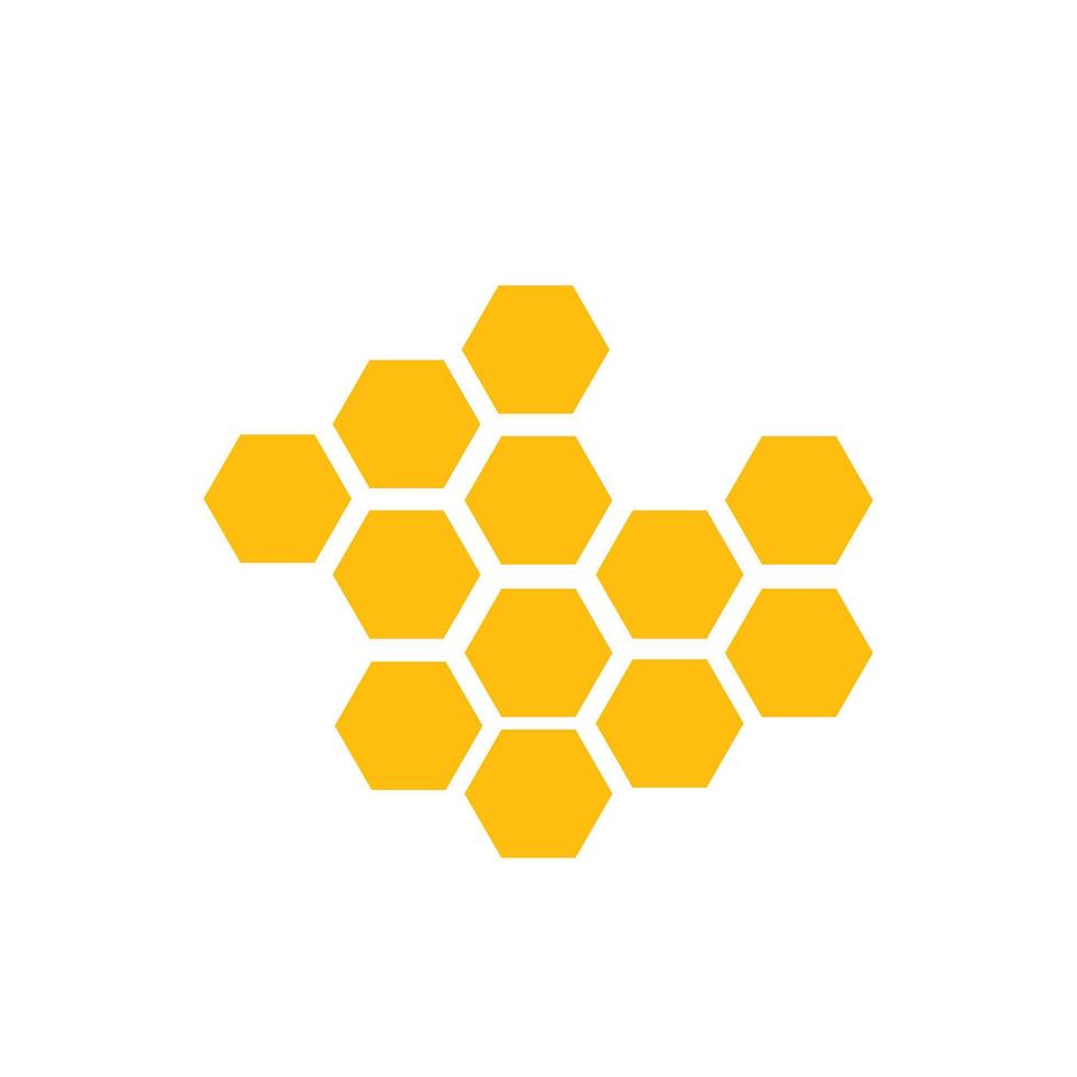 Honeycomb Background. Geometric Hexagons Background vector