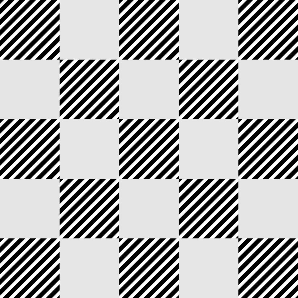 Checker chess seamless pattern. Square abstract background. vector